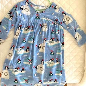 Cute wintery night gown made for 10-13 year olds. Super warm and cozy